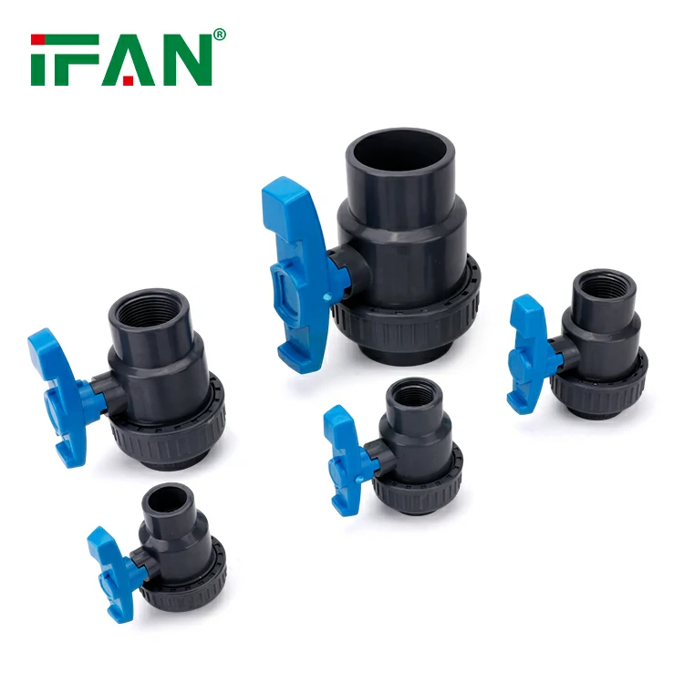 IFAN UPVC Double Union Ball Valve